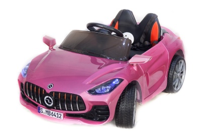 Электромобиль Mercedes Benz SPORT (розовый краска)