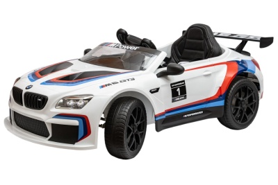 Электромобиль BMW М6 GT 3 (белый)