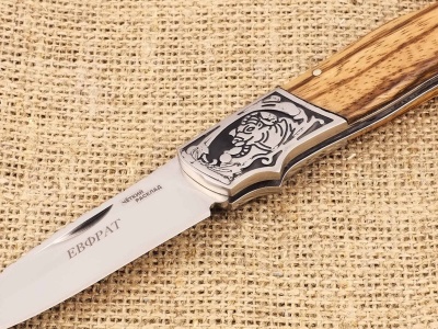 Нож складной Ножемир Чёткий Расклад Евфрат C-207 с нейлоновым чехлом