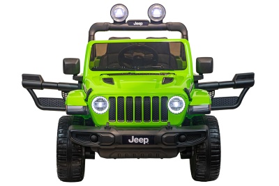 Электромобиль Джип Jeep Rubicon 4x4 (зелёный)