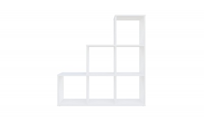 Стеллаж Polini Home Smart Каскадный 6 секций белый