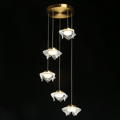 722012205 Ауксис 5*12W LED 220 V люстра