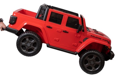 Электромобиль Джип Jeep Rubicon 6768R (красный)