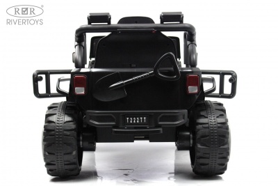 Детский электромобиль T222TT 4WD черный
