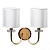 Бра Палермо 2*60W E14 220 V (386027302)