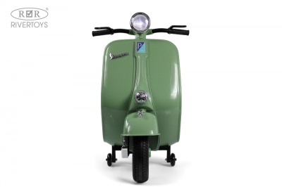 Детский электроскутер VESPA (M888MM) зеленый