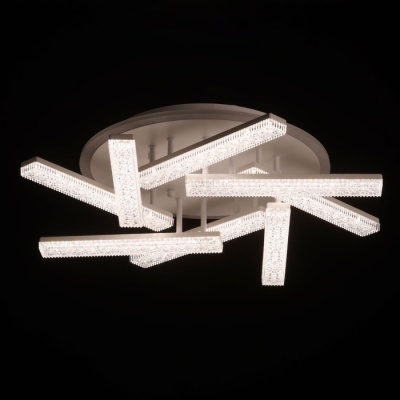 Люстра (пульт) Оскар 8X10W+22W RGB LED 220 V (510012208)