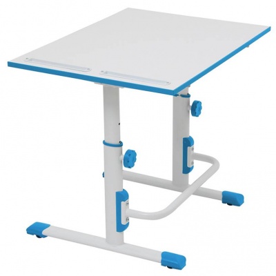 Растущая парта-трансформер Polini kids Simple М1 75х55 см белый-синий