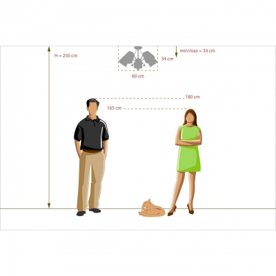 Люстра Лацио 5*60W E27 220 V (103012605)