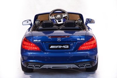 Электромобиль Mercedes-Benz SL65 (синий краска)