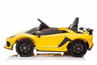 Детский электромобиль Lamborghini Aventador SVJ (A333MP) желтый