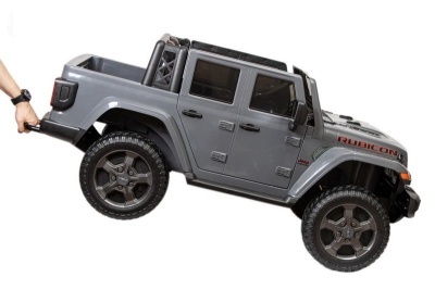Электромобиль Джип Jeep Rubicon 6768R (серый)