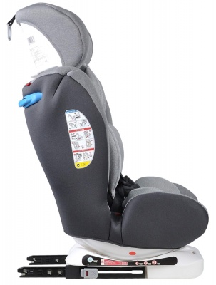 Автокресло детское CS-002 ISOFIX (серый)