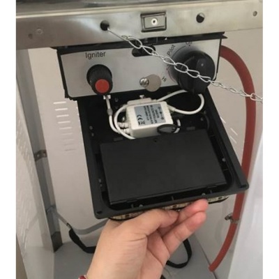 Уличный газовый инфракрасный обогреватель NeoClima 08HW-BL (c LED-подсветкой)