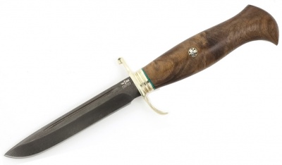 Нож булатный ручной работы Ножемир Limited НКВД (4069)BULAT