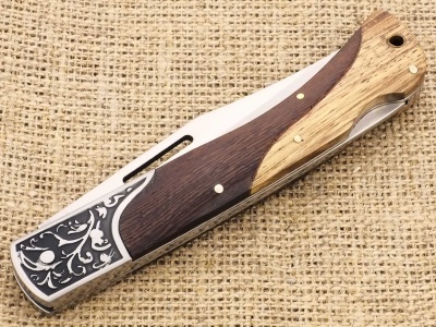 Нож складной Ножемир Чёткий Расклад Крут C-203 с нейлоновым чехлом