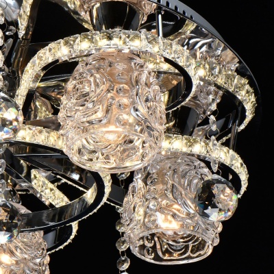 Люстра (пульт) Мадлен 75+16W LED 220 V (424014505)