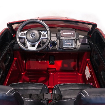 Электромобиль Mercedes-Benz GLS63 AMG 4x4 (красный краска)