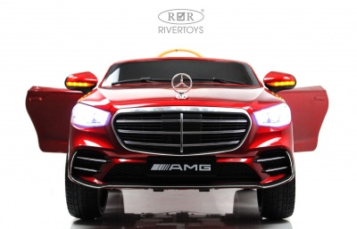 Детский электромобиль М333БХ 4WD красный глянец