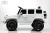 Детский электромобиль Mercedes-AMG G63 (G222GG) белый