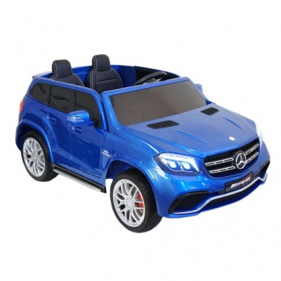 Детский электромобиль GLS63 AMG синий глянец