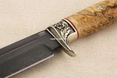 Нож булатный ручной работы Ножемир Limited РУМЯНЦЕВ (4081)BULAT