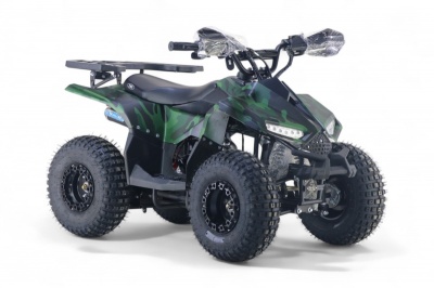 Детский квадроцикл LEON 49CC зеленый камуфляж