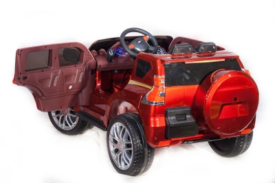 Электромобиль Toyota Prado 4х4 (красный краска)