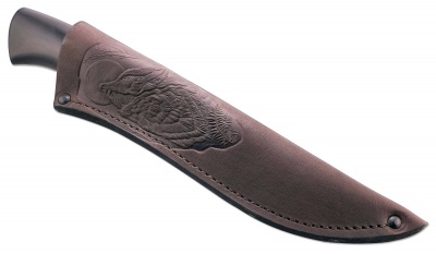 Нож ручной работы Ножемир Россия из дамасской стали ВАРАН (5719)д