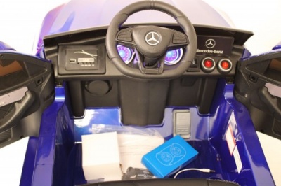 Детский электромобиль Mercedes-Benz GLC (K777KK) синий глянец