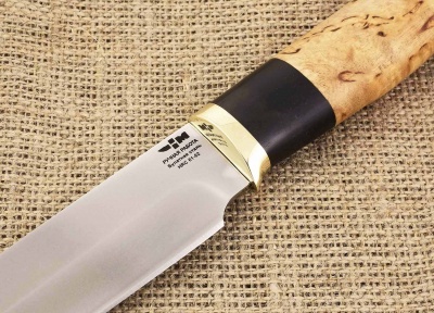 Нож ручной работы Ножемир Россия булатная сталь ВАРАН (5222)б