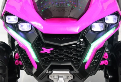 Детский электромобиль Z888VO розовый