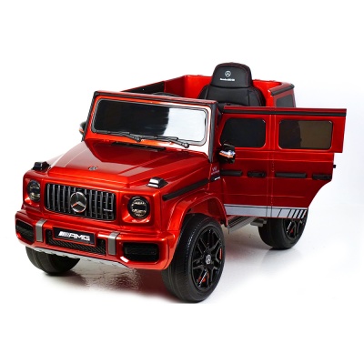 Детский электромобиль Mercedes-Benz G63 (K999KK)-4 WD вишневый глянец
