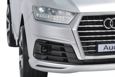 Электромобиль AUDI Q7 JJ555 колесо EVA, Экокожа (серый металик)