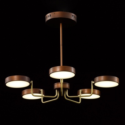 Люстра (пульт) Гамбург 5*12W LED 220 V (605015205)