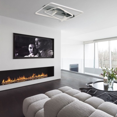 Люстра (пульт) Оскар 75*2+10W LED 220 V (510013204)