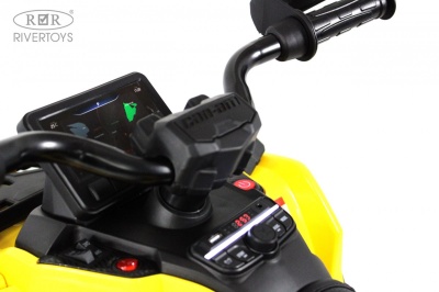 Детский электроквадроцикл BRP Can-Am Outlander (Y888YY) желтый