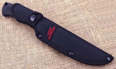 Нож туристический с резиновой ручкой Ножемир Companion H-227 в чехле