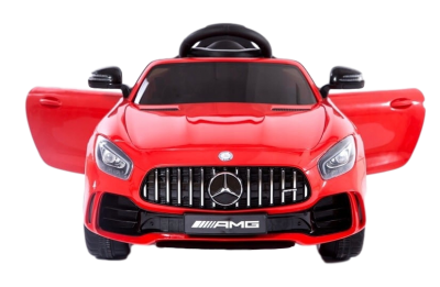 Детский электромобиль (2020) Mercedes-AMG BBH-0006 GTR (12V, колесо EVA, экокожа) (Красный)