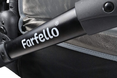 Коляска 2в1 Farfello Hot mama (Стальной)