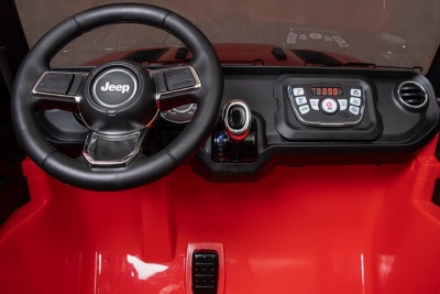 Электромобиль Джип Jeep Rubicon 6768R (красный)