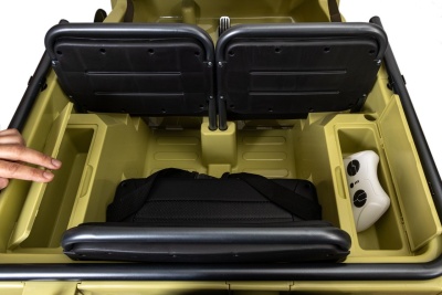 Электромобиль Jeep Willys YKE 4137 4x4 (песочный)