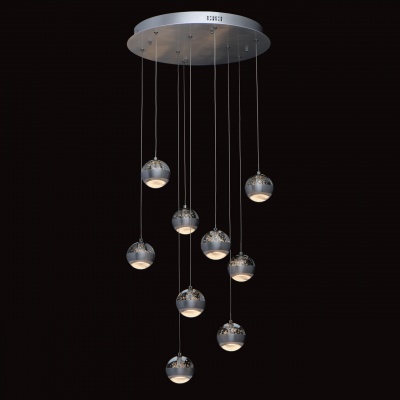 Люстра (пульт) Капелия 9*6W LED 220 V (730010209)