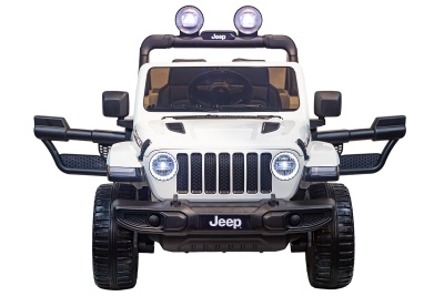 Электромобиль Джип Jeep Rubicon 4x4 (белый)