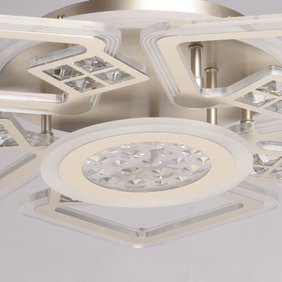 Люстра (пульт) Мадлен 134+28W LED 220 V (424016107)