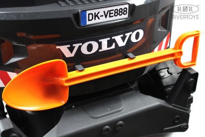 Детский электромобиль трактор Volvo (Y444YY) оранжевый
