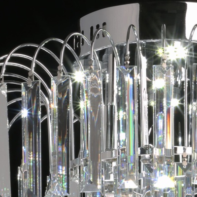 111015008 Бриз 4*60W E27+4*3W LED 220 V люстра (пульт)