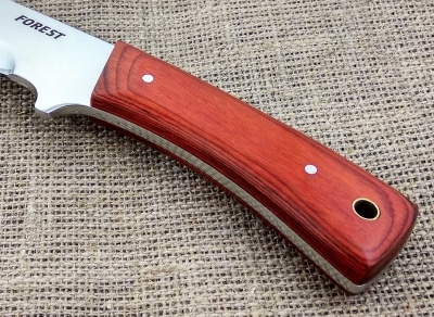 Мачете туристический зеркальная полировка деревянная рукоять Ножемир Forest T-101