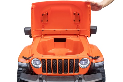 Электромобиль Джип Jeep Rubicon 4x4 (оранжевый)