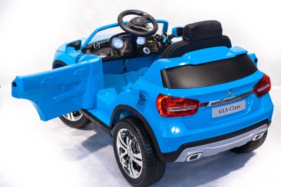 Электромобиль Mercedes-Benz GLA (синий)